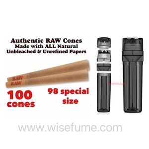 RAW 98 special size cone classic (100PK) & cone filter grinder storage 3in1